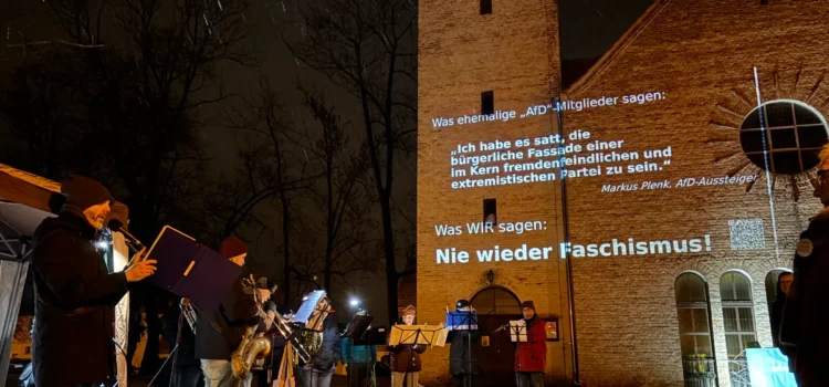 Wustermark zeigt Haltung: Nie wieder ist jetzt! Wustermark zeigt Haltung: Nie wieder ist jetzt!